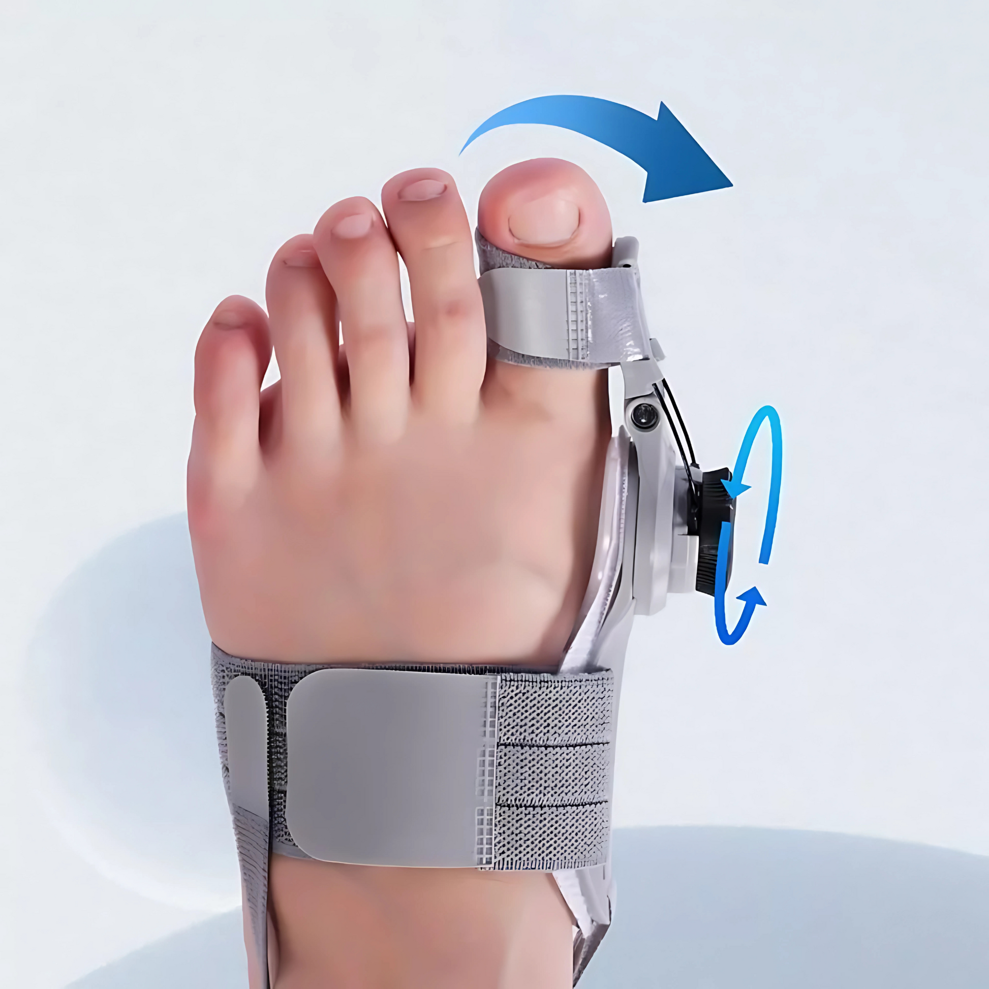 Adjustable orthopedic bunion corrector toe realignment splint