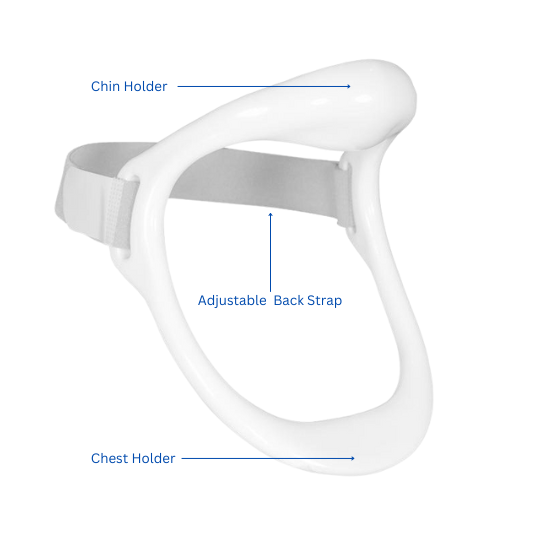 Cervical neck posture corrector stretch device for tech neck