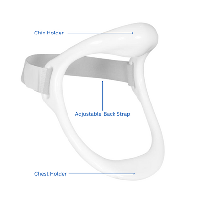 Cervical neck posture corrector stretch device for tech neck