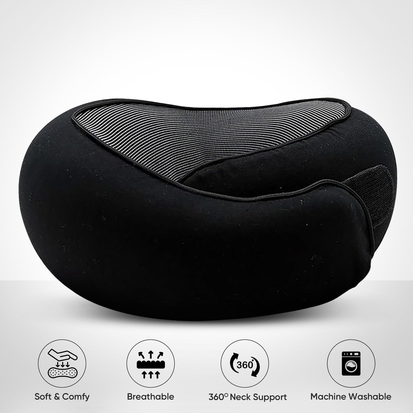 Memory foam travel neck pillow full support
