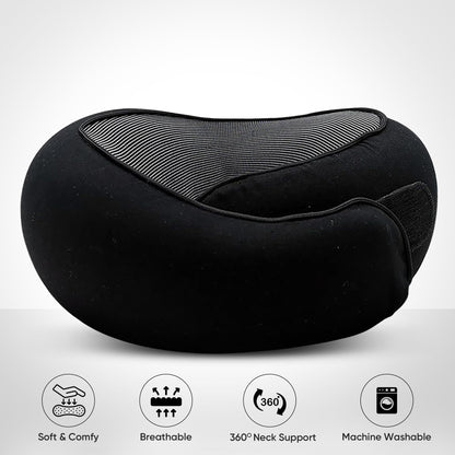 Memory foam travel neck pillow full support
