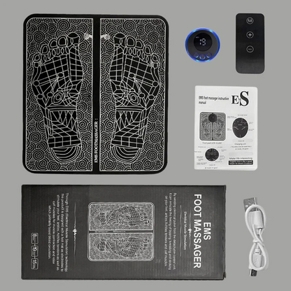 EMS foot massage mat electric pulse stimulator