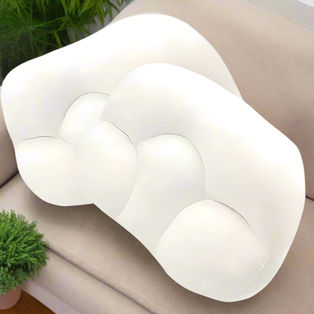 Butterfly contour memory foam cervical pillow for neck pain relief