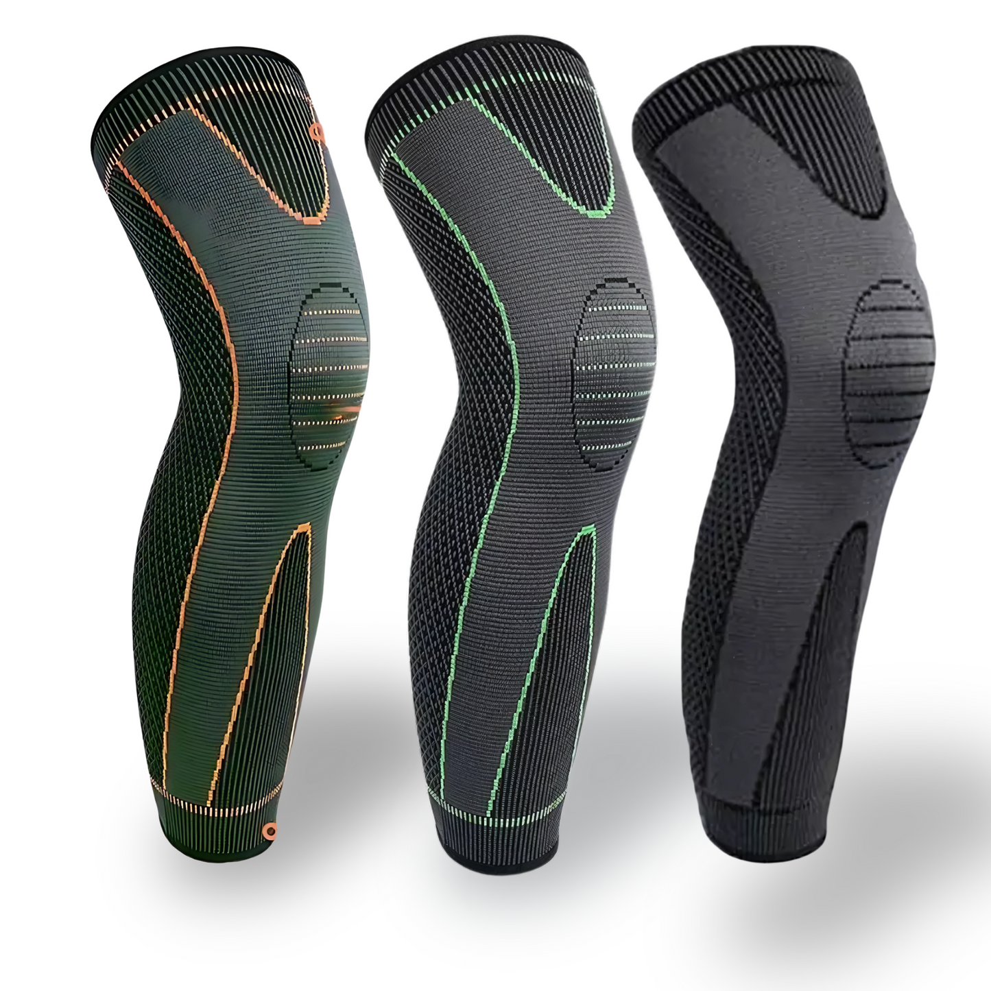 Knee support compression sleeve for arthritis and runner's knee