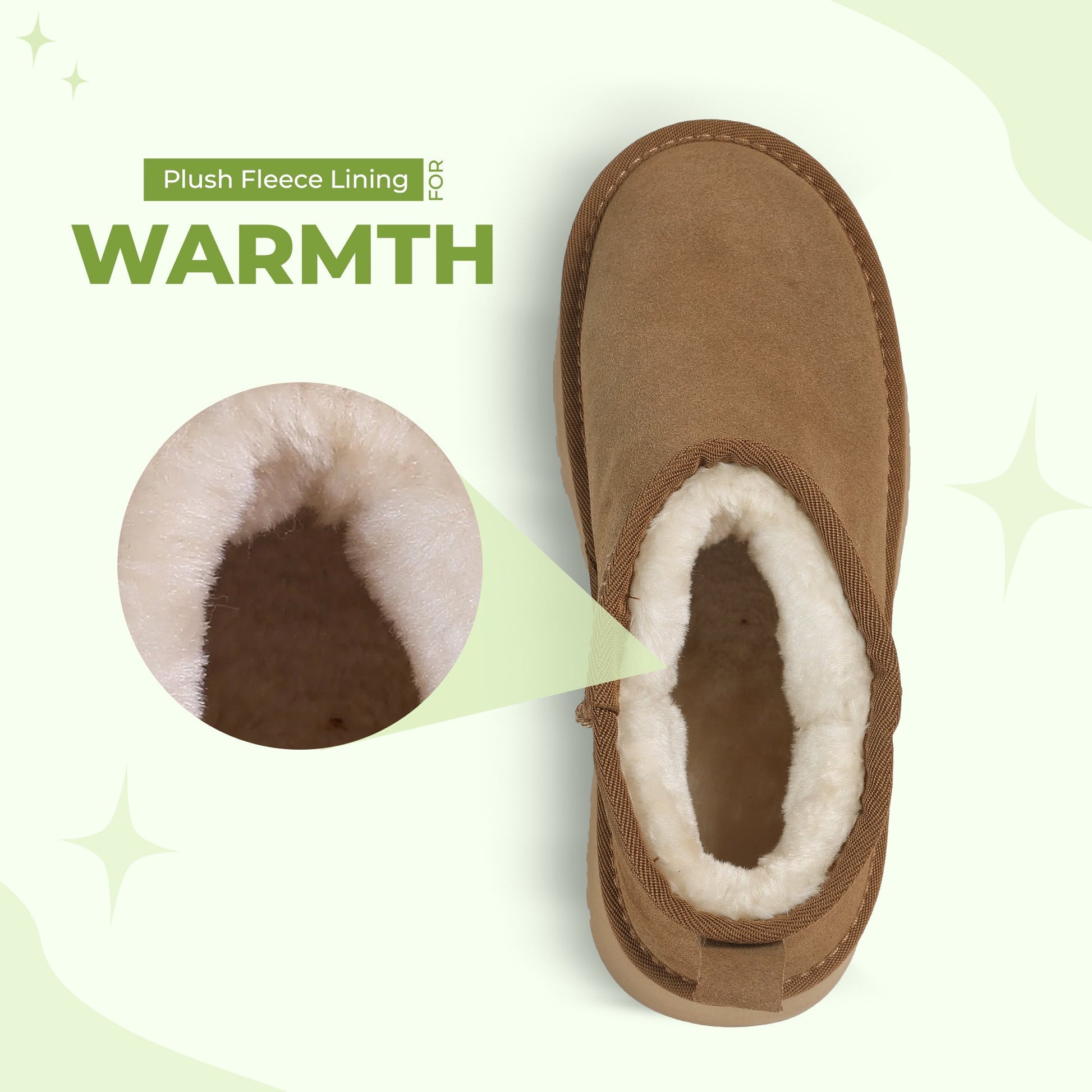 Warm plush ankle boots thick sole for winter adventures