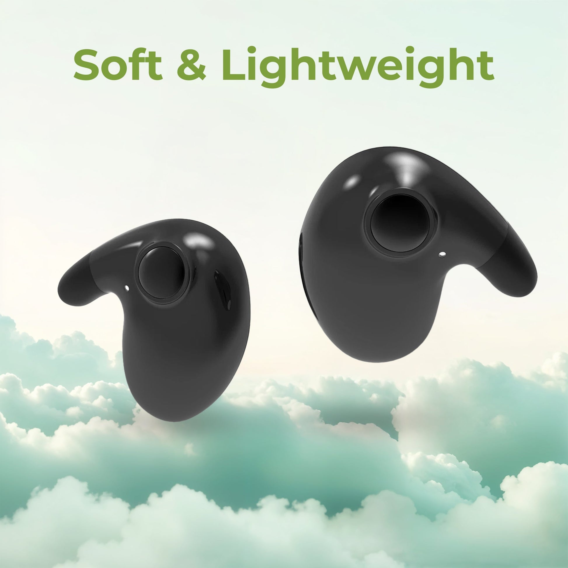 Invisible side-sleeper sleep earbuds for noise blocking
