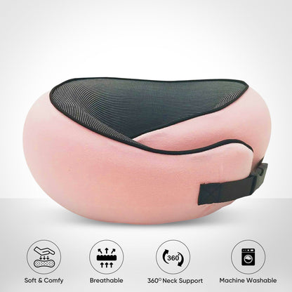 Memory foam travel neck pillow full support