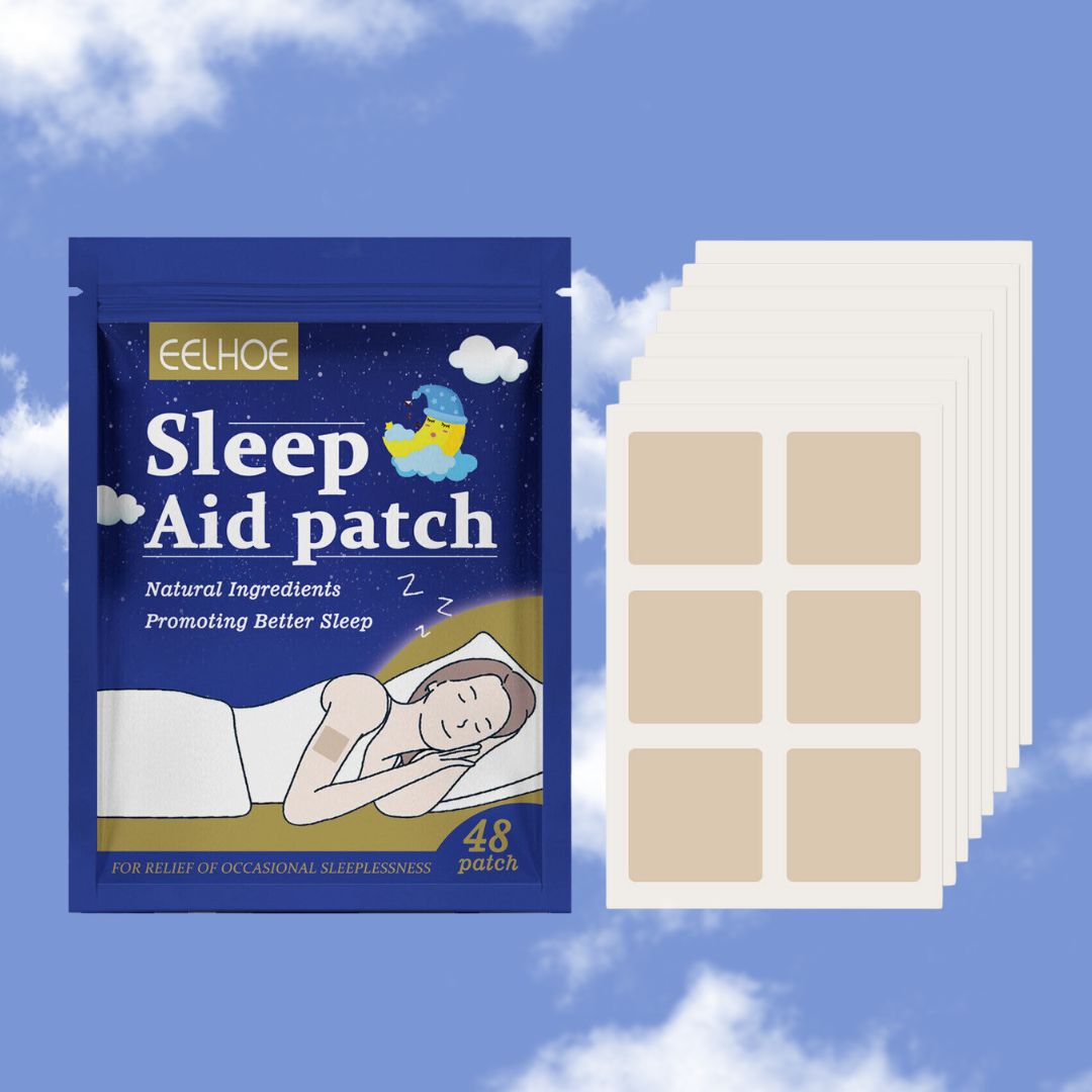 Topical melatonin sleep patches with lavender natural sleep aid
