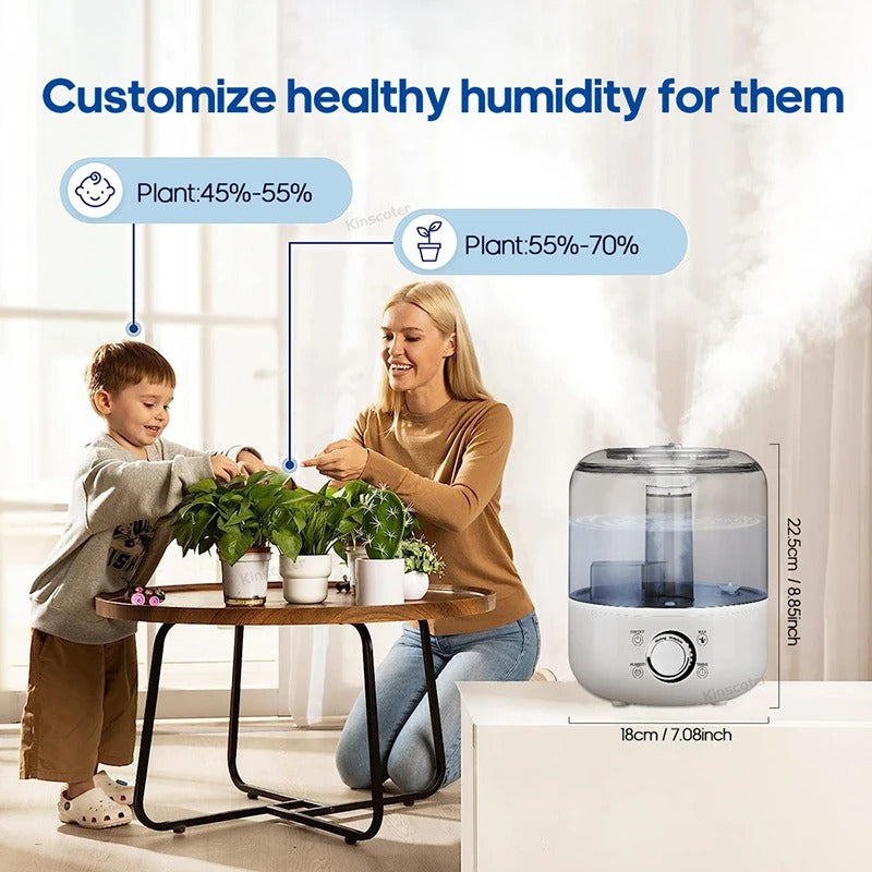 Large capacity home air humidifier sleep comfort
