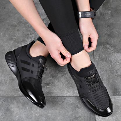 Men's orthopedic comfort dress shoes polished class
