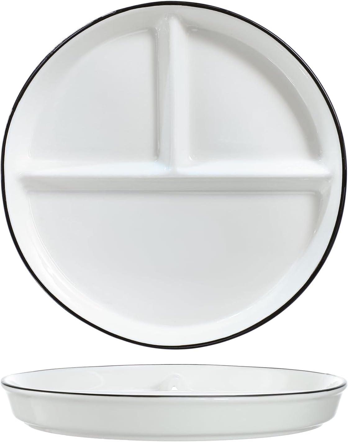 Portion control plate balanced eating for weight management