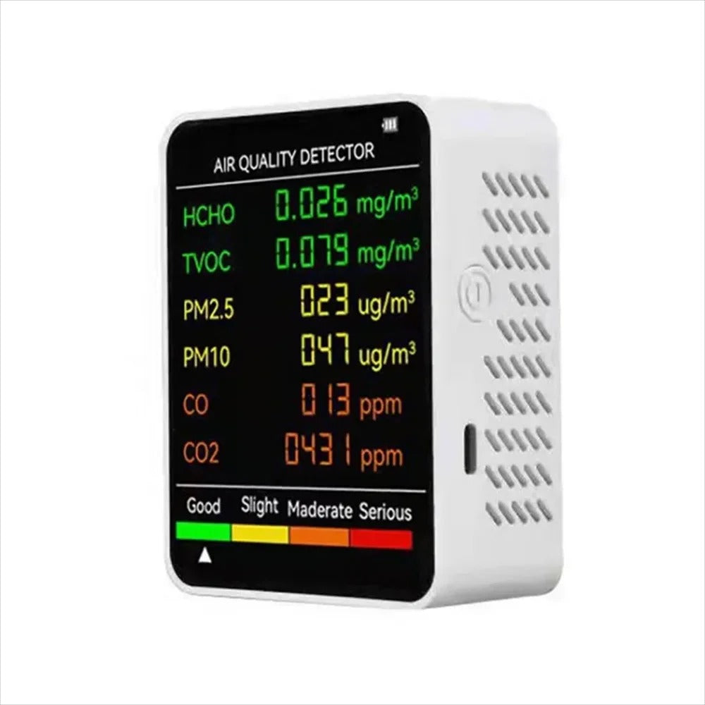 Smart air quality monitor CO and allergen detection