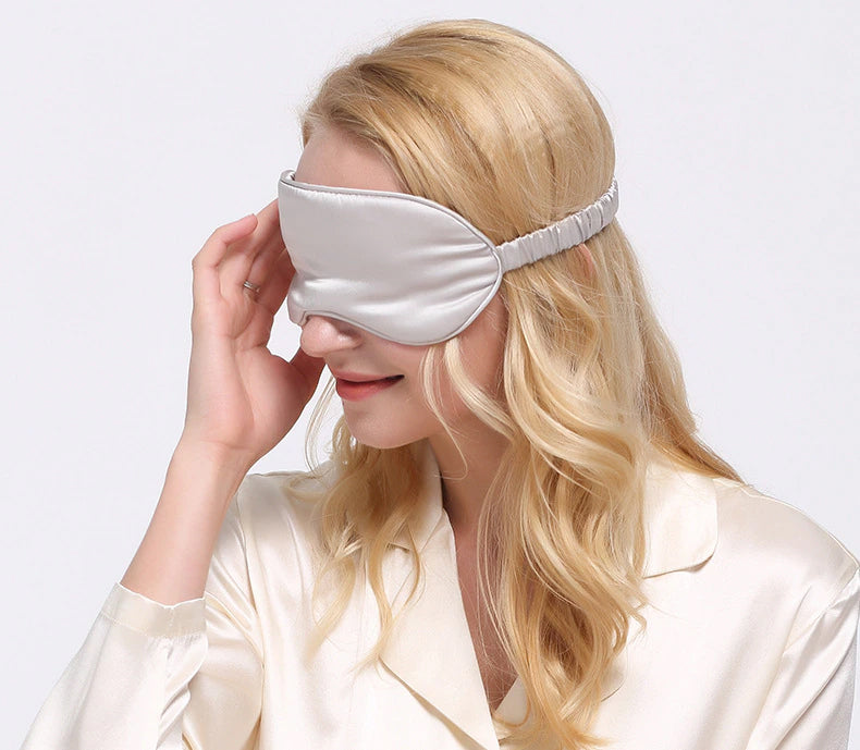 Premium silk eye mask light-blocking sleep mask