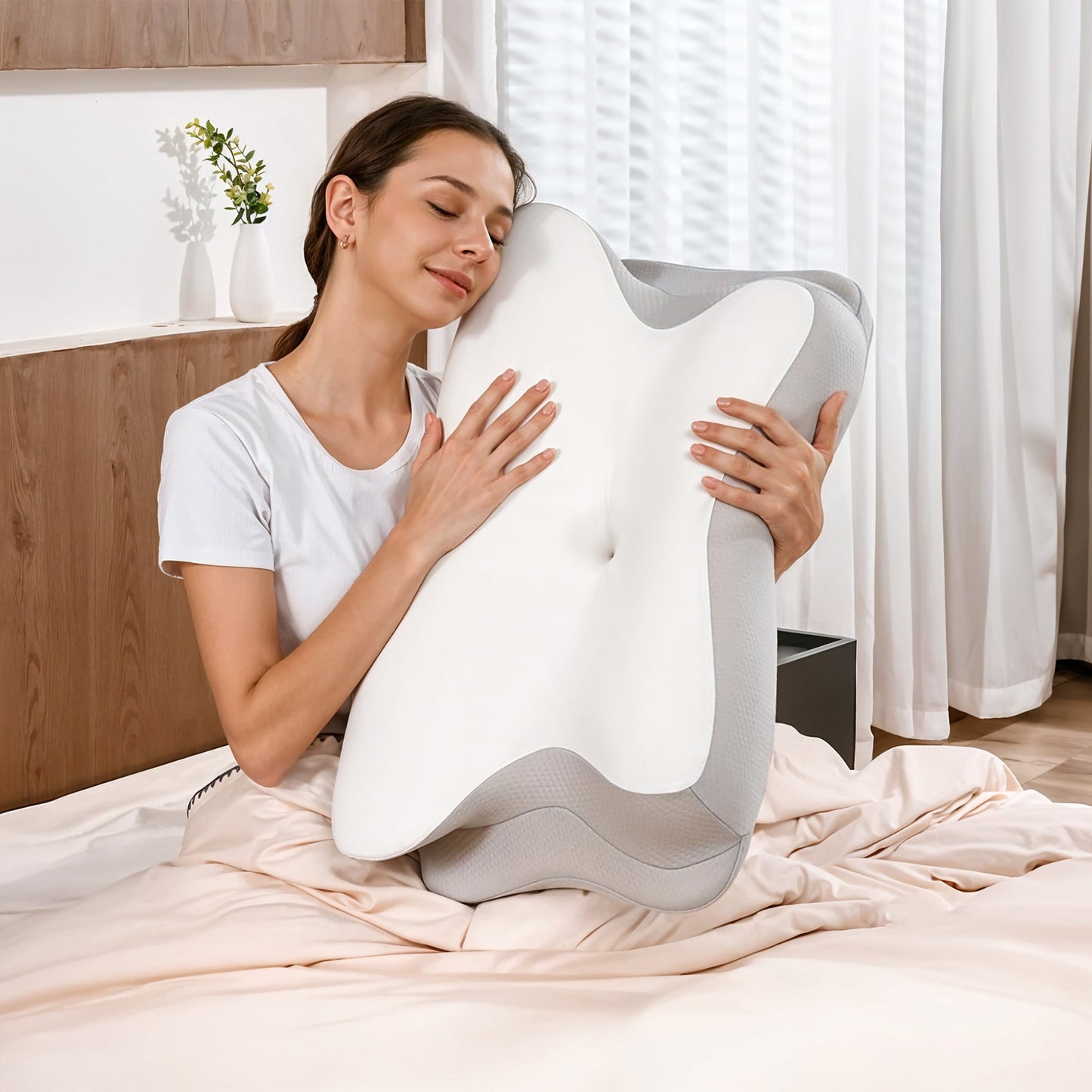 Butterfly memory foam neck pillow 2.0 upgraded design