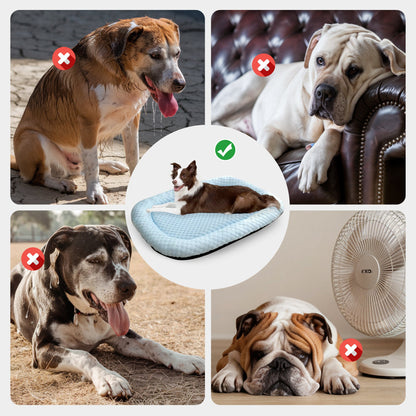 Ice-silk cooling pet bed for summer