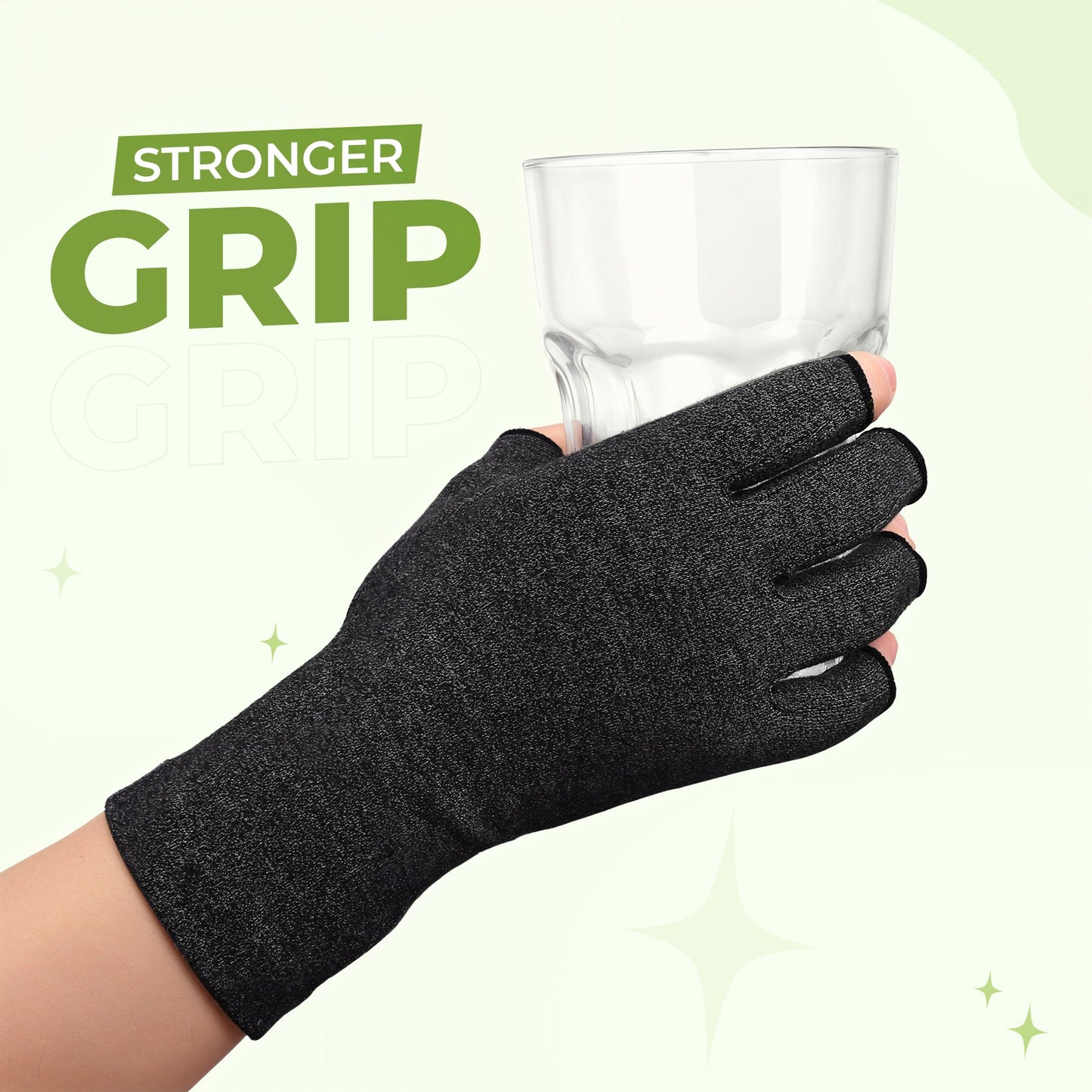 Compression gloves for hand discomfort and relaxation