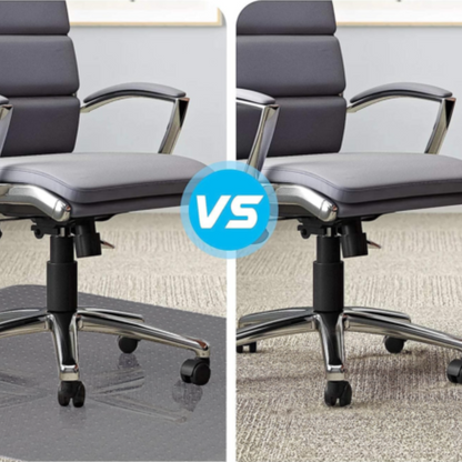 Workstation floor protector mat for office chair