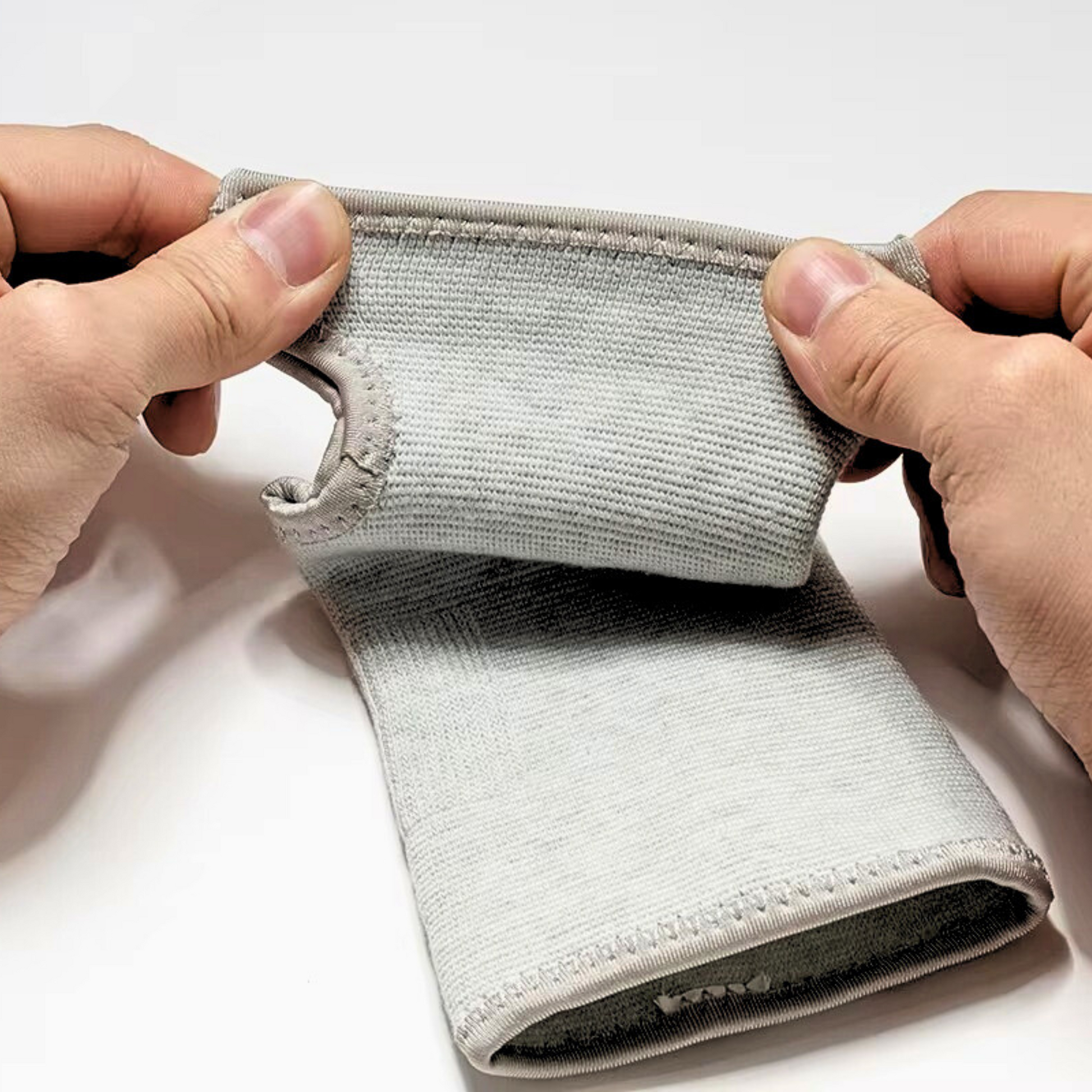Bamboo-fiber breathable compression wrist support sleeve pair