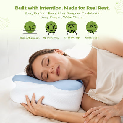 Butterfly memory foam neck pillow 2.0 upgraded design