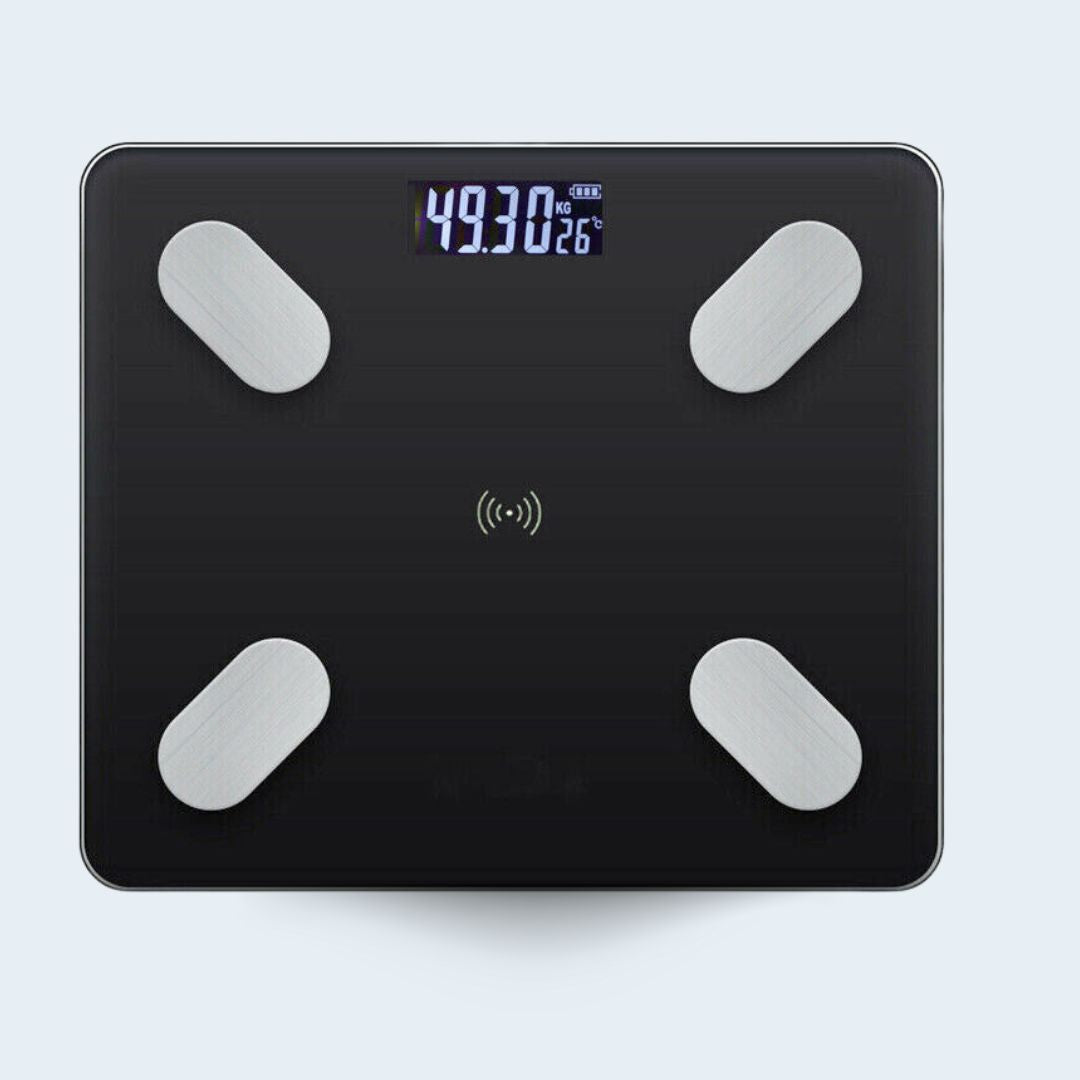 Smart Bluetooth body fat scale with BMI tracking and smartphone app