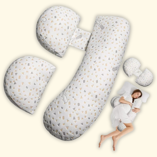 Full body pregnancy maternity pillow for side sleepers