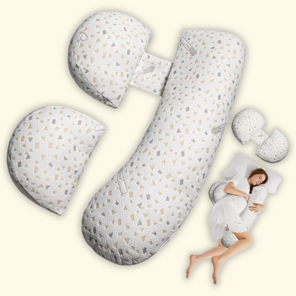 Full body pregnancy maternity pillow for side sleepers
