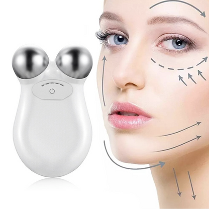 Microcurrent facial lifting device for anti-aging and sculpting