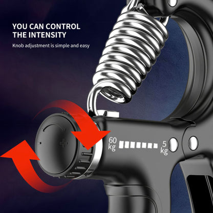 Adjustable 10-60kg hand gripper grip strength trainer