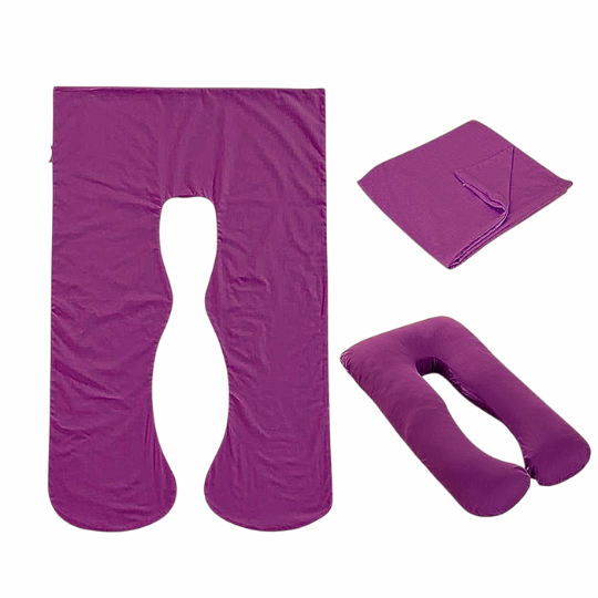 Soft full body pillowcase replacement cover for body pillows