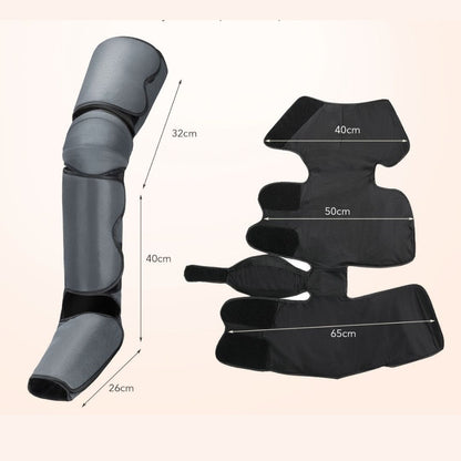 Full-leg air compression massager sequential recovery boots