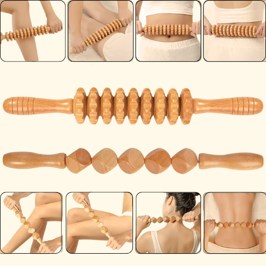 Professional wood therapy massage tool set for body sculpting maderoterapia