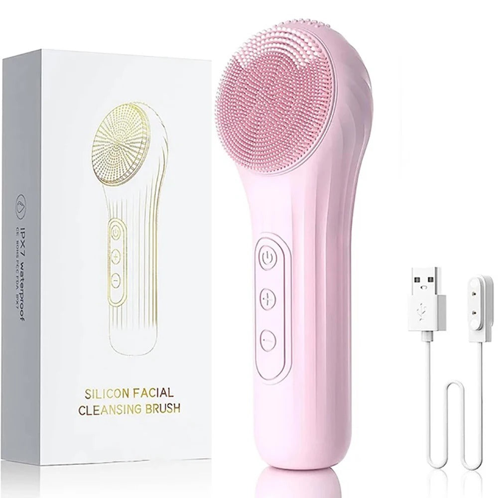 Sonic cleansing brush deep pore exfoliation skincare