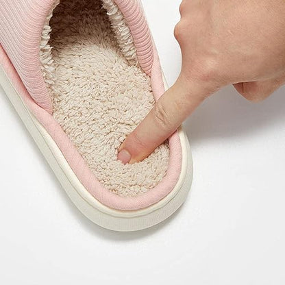 Furry anti-slip indoor and outdoor comfort slippers