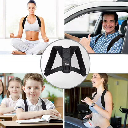 Adjustable posture corrector slouching support