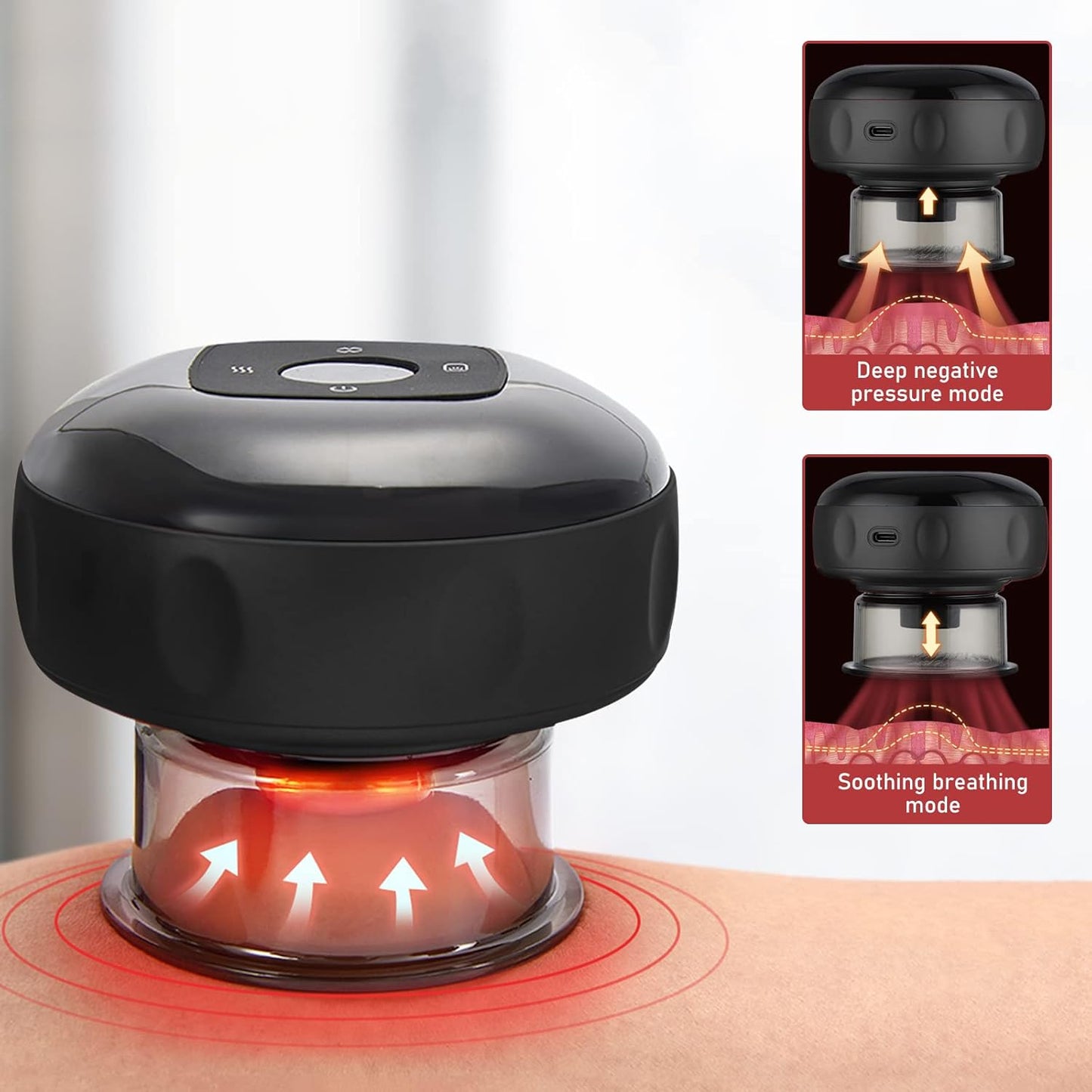 Electric cupping massager detox circulation therapy