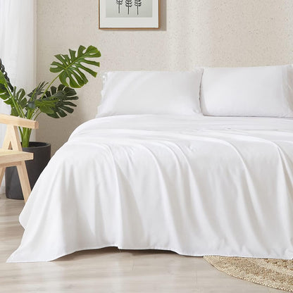 Bamboo cooling breathable sheet set with pillowcases
