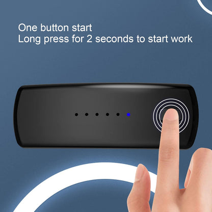 Micro CPAP anti-snoring portable airflow device