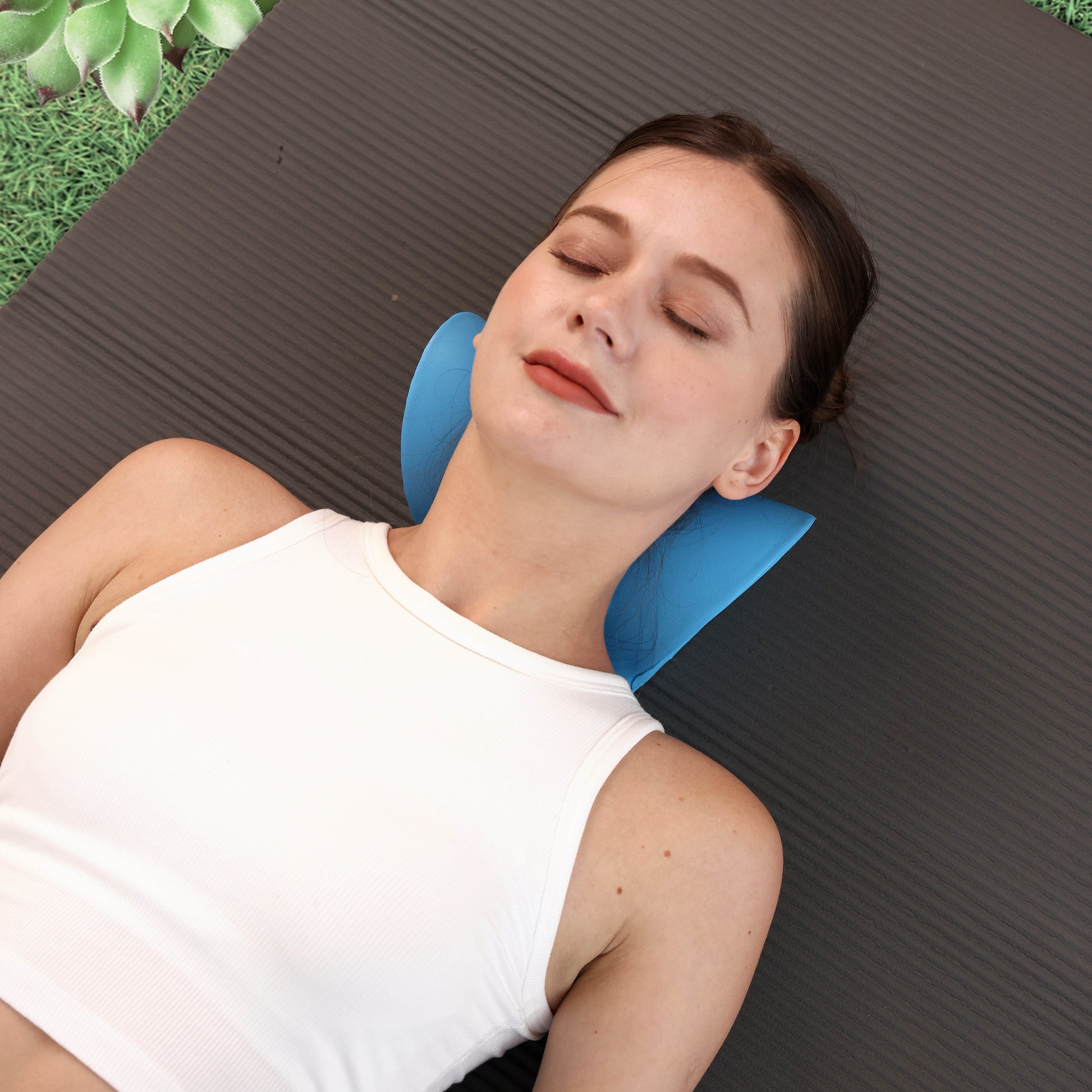 Neck relaxer stretcher cervical tension release pillow