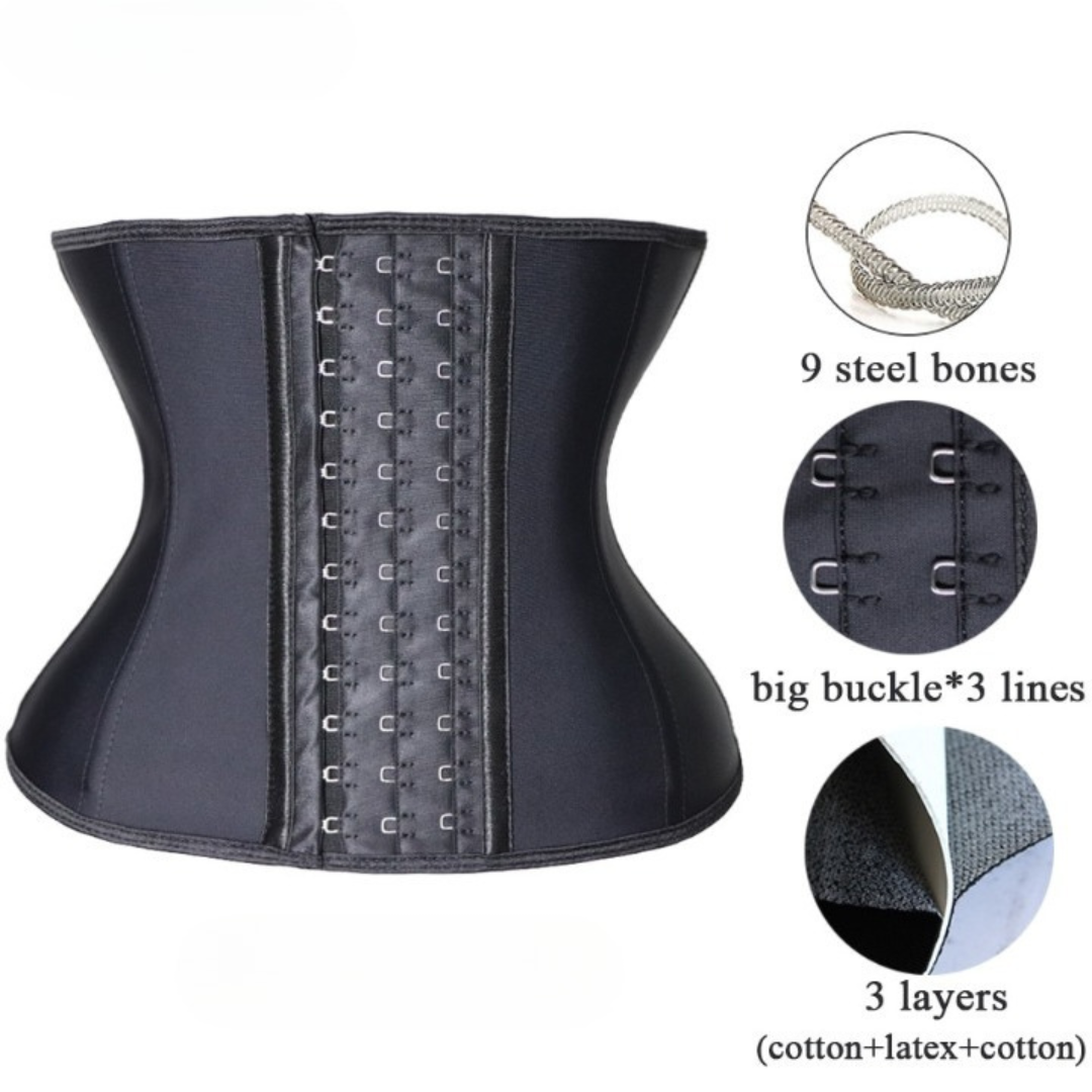 Core waist trainer hourglass body shaper undergarment