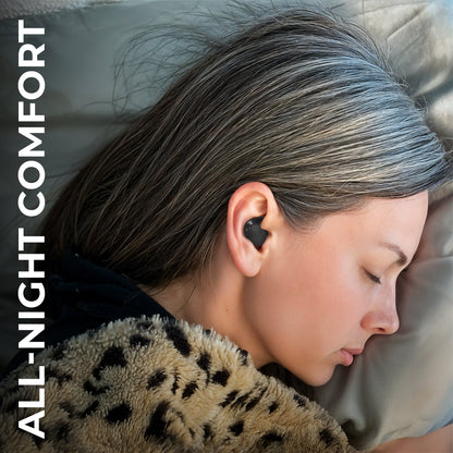 Invisible side-sleeper sleep earbuds for noise blocking