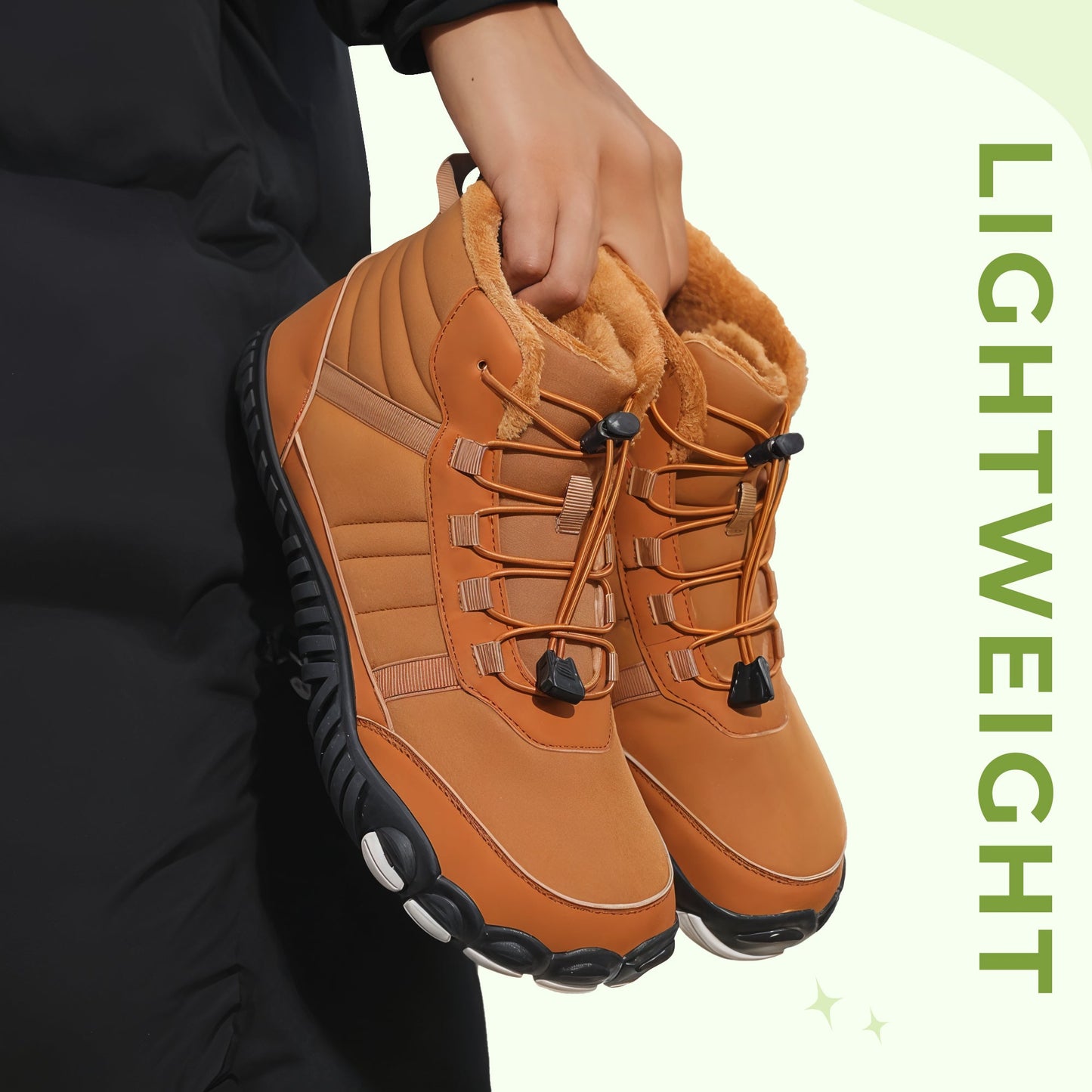 Winter barefoot shoes warm and cozy insulated