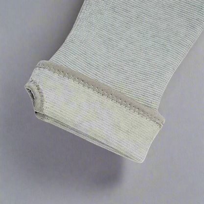 Bamboo-fiber breathable compression wrist support sleeve pair