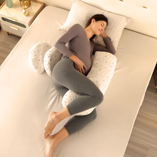 Full body pregnancy maternity pillow for side sleepers