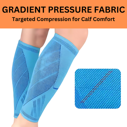 Sports compression calf sleeves for running and recovery