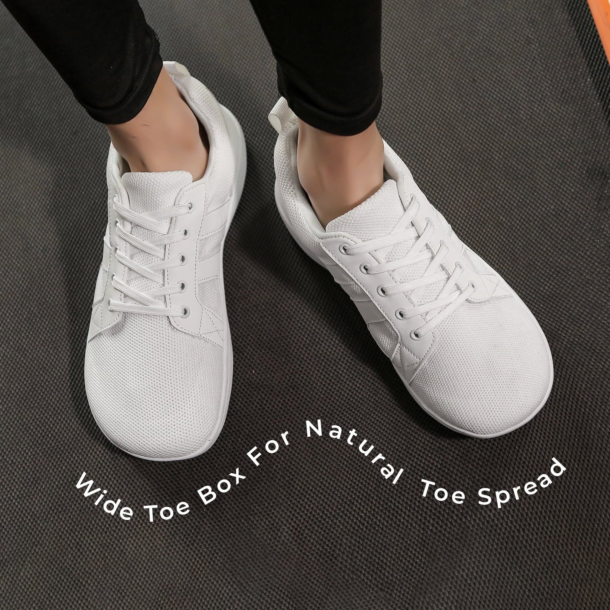 Wide-toe barefoot shoes for all-day comfort