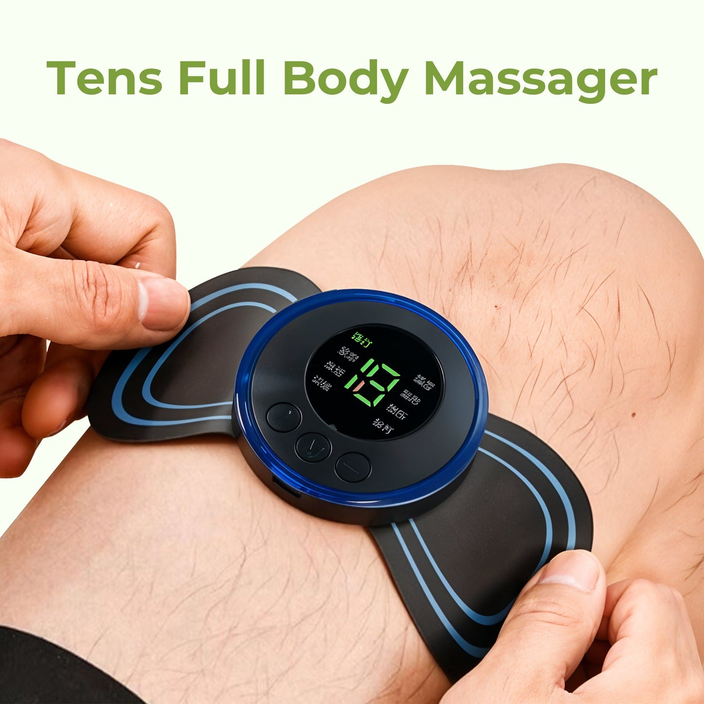 Wireless TENS full-body massager pulse pad