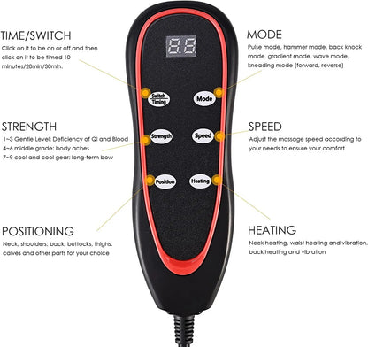 Full-body heated massage mat whole body spa