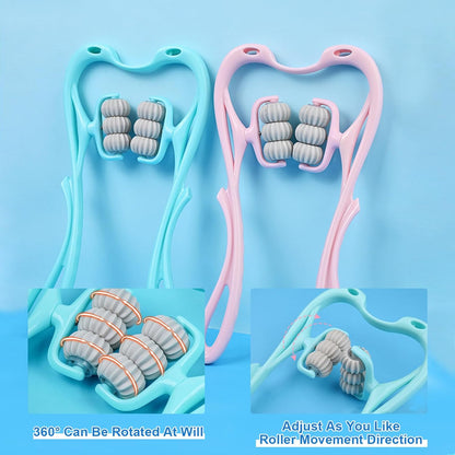 Self neck massager triple trigger pressure tool