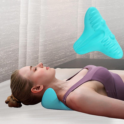 Cervical neck relaxing stretcher decompression tool