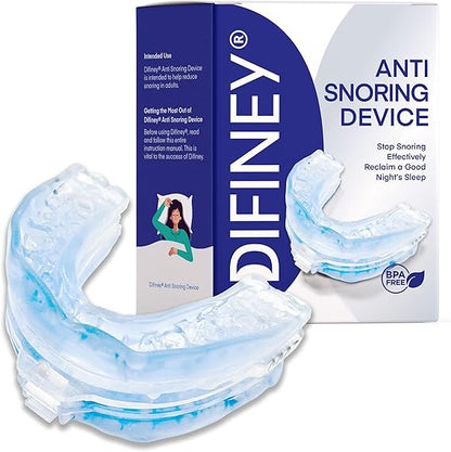 Anti-snoring mandibular mouthpiece jaw advancement